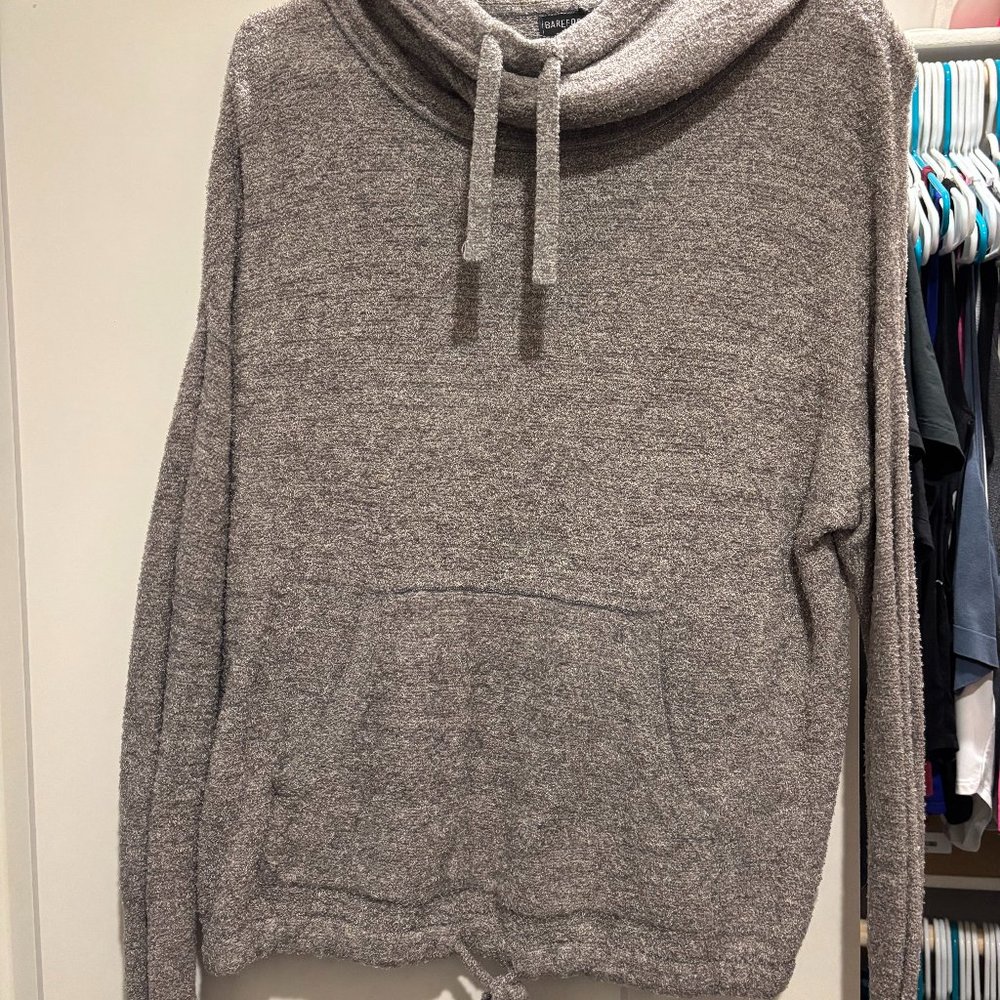 Barefoot dreams cowl neck sweater